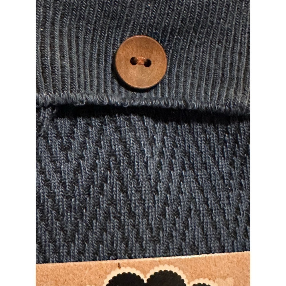 Britts Knits Pine Creek Boot Socks with NWT Buttons Navy Blue - Picture 3 of 3
